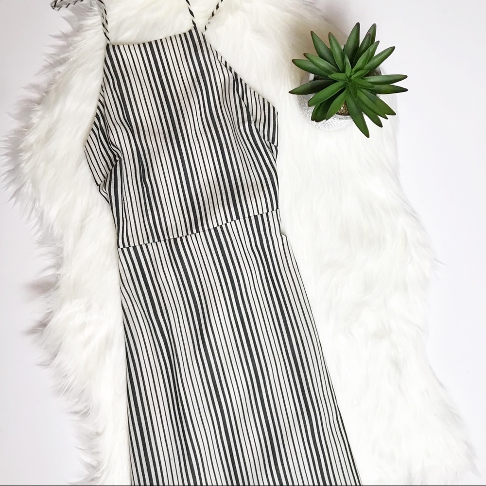 Lush cotton and linen striped dress - Picture 3 of 7